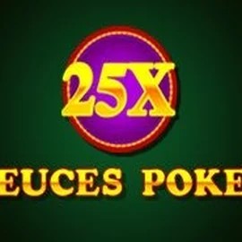 25x Deuces Poker slot visual from iSoftBet available on bizzokaszino.net