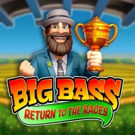 Big Bass Return to the Races slot icon by Pragmatic Play, available at Bizzo Casino