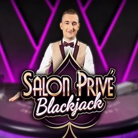 Blackjack Salon Privé slot visual from Ezugi available on bizzokaszino.net