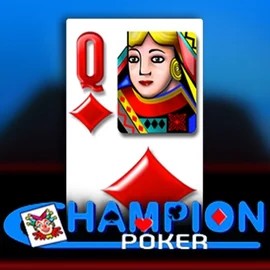 Champion Poker online game logo by Spin2Win on bizzokaszino.net