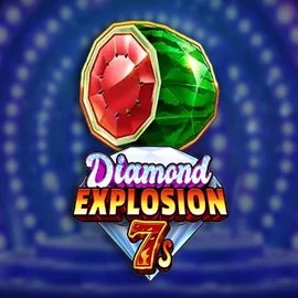 Diamond Explosion 7s slot logo by RubyPlay at Bizzo Casino