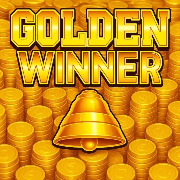 Golden Winner logo by Inspired Gaming at Bizzo Casino