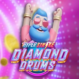 Try Hyper Strike Diamond Drums slot by Gameburger Studios on bizzokaszino.net – logo image