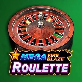 Mega Fire Blaze Roulette logo by Playtech at Bizzo Casino