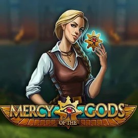 Mercy Of The Gods logo by NetEnt at Bizzo Casino