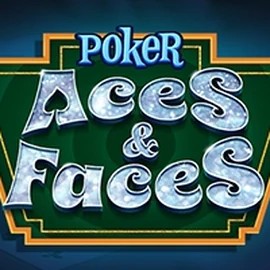 Poker Aces & Faces (Nucleus Pyramid Poker) online game logo by Nucleus Gaming on bizzokaszino.net