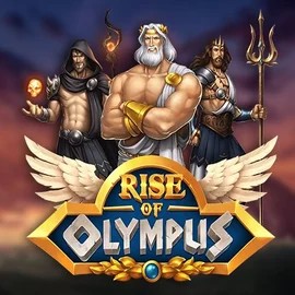 Rise of Olympus slot logo by Play’n GO at Bizzo Casino
