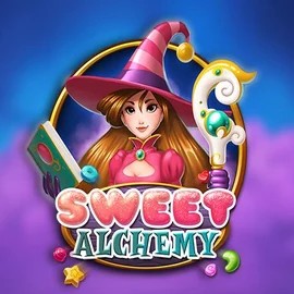Sweet Alchemy slot logo by Play’n GO at Bizzo Casino
