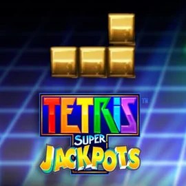 Tetris Super Jackpots by WMS, showcased at bizzokaszino.net – game logo