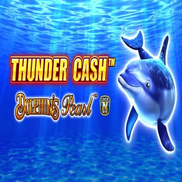Official Slots logo: Thunder Cash Dolphins Pearl by Novomatic at Bizzo Casino