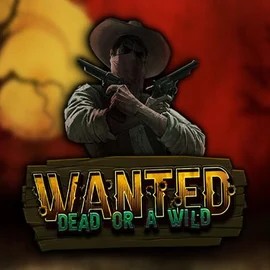 Wanted Dead or a Wild slot visual from Hacksaw Gaming available on bizzokaszino.net